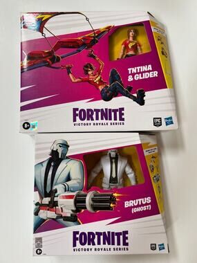 Fortnite Victory Royale Series TNTina & Glider, and Brutus Ghost Lot Of 2